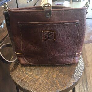 Coastal Hillbilly Whiskey Leather Bucket Bag